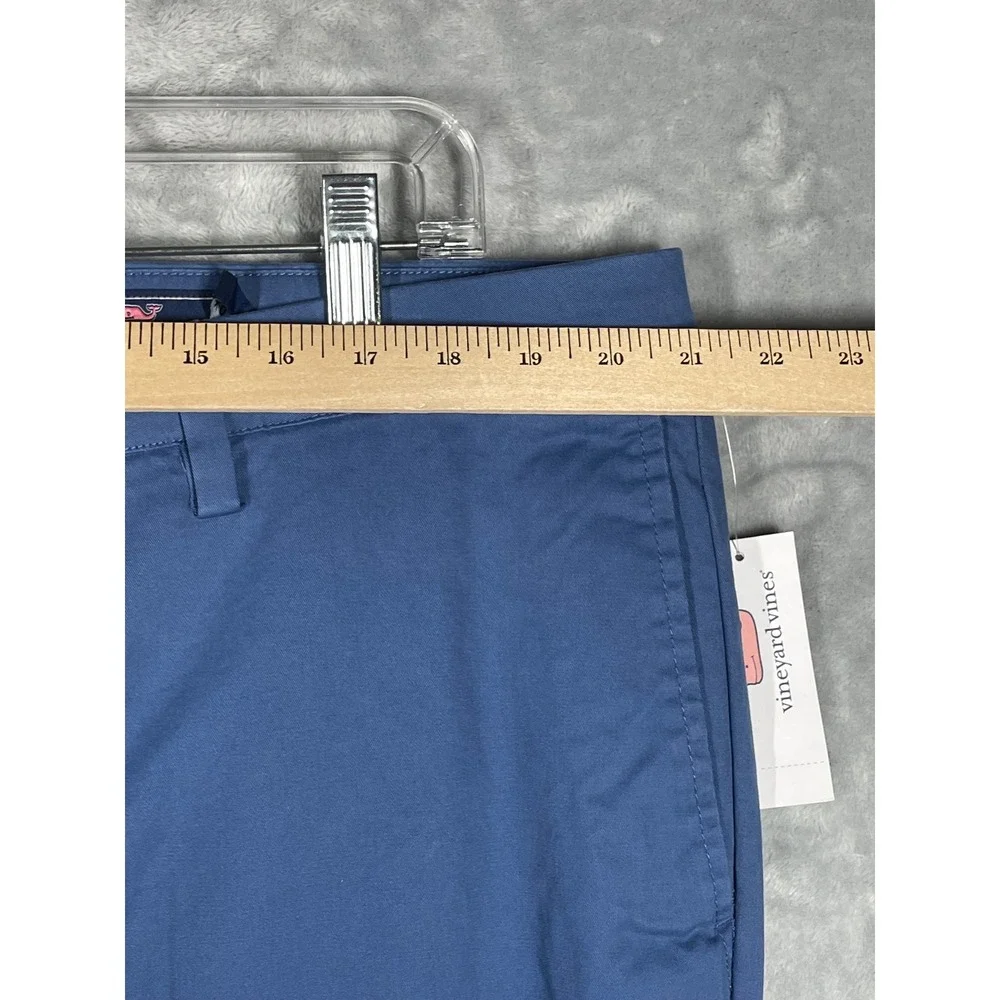 Vineyard Vines Mens 40x32 Cozy Lined Breaker Pant Moonshine Blue Flannel Chinos